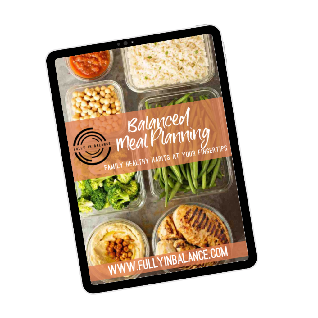 balanced meal planning blog