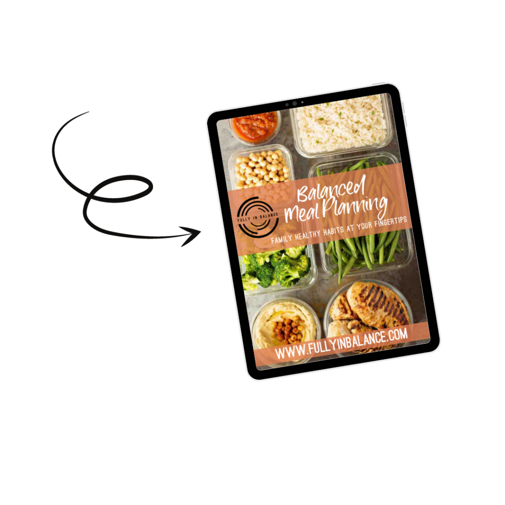 Fully in Balance meal planning
