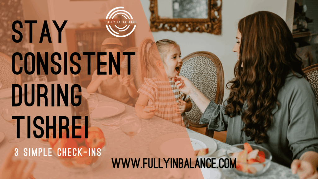 Consistent in Tishrei