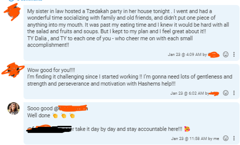 Community support example 1