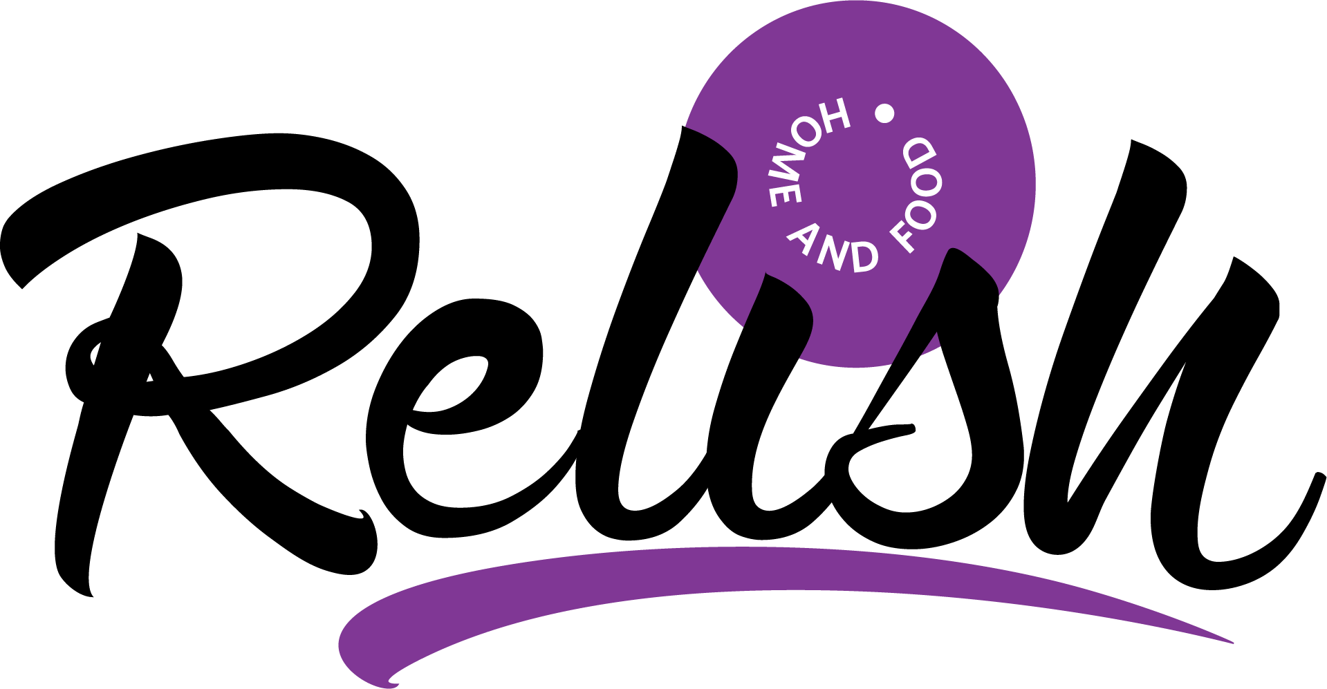 Relish, Binah Magazine's home and food section logo